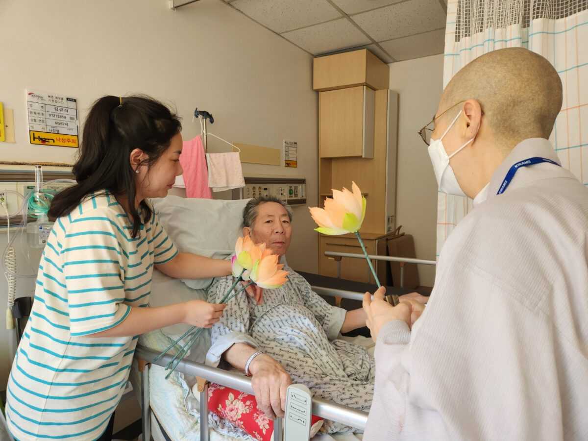 원자력병원 봉축법회 현장