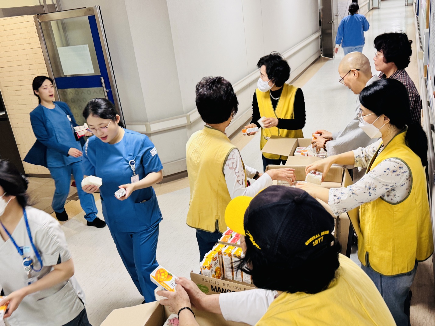 국민건강보험 일산병원 봉축법회 봉사 현장